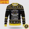 Classes Cleric Ugly Christmas Sweater Product Photo 1
