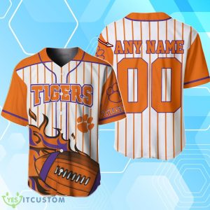 Clemson Tigers BaseBall Jersey Custom Number And Name Product Photo 1