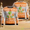Clemson Tigers Grinch Snowflake Pattern Ugly Sweater Christmas Product Photo 1