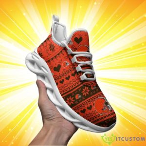 Cleveland Browns Christmas Patterns Max Soul Shoes Product Photo 1