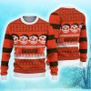 Cleveland Browns Christmas Reindeer Pattern Limited Edition Ugly Sweater Product Photo 1