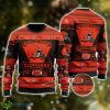 Cleveland Browns Football Team Logo Custom Name Personalized Ugly Christmas Sweater Christmas Gift For Big Fans Product Photo 1