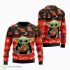 Cleveland Browns Ugly Sweater Baby Yoda Star Wars Ugly Christmas Sweater Product Photo 1