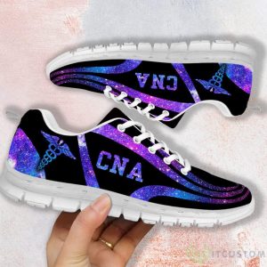 CNA Blue Purple Casual Running Sneakers Product Photo 2