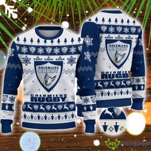 Colomiers Rugby 3D Sweater Gift Ugly Christmas Sweater Product Photo 1