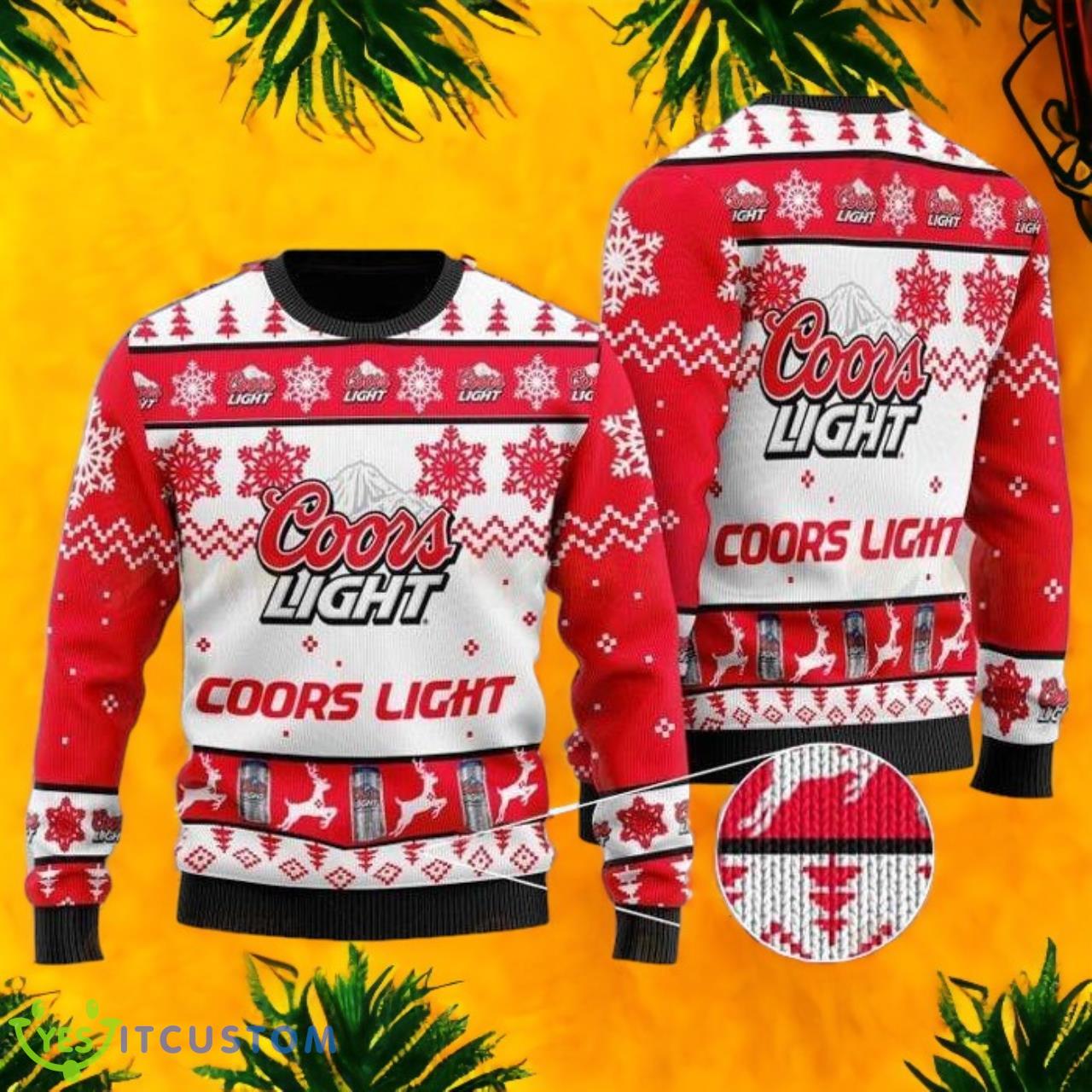 Coor Light Ugly Christmas Sweater 3 Coor Light Ugly Christmas Sweater Product Photo 1