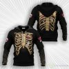 Coors Light Halloween Ribcage 3D Hoodie Product Photo 1