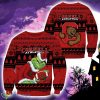 Cornell Big Red NCAA Grinch Hug Logo Ugly Christmas Sweater Special Christmas Gift For Fans Product Photo 1