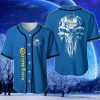 Corona Extra Beer Skull Baseball Jersey Product Photo 1