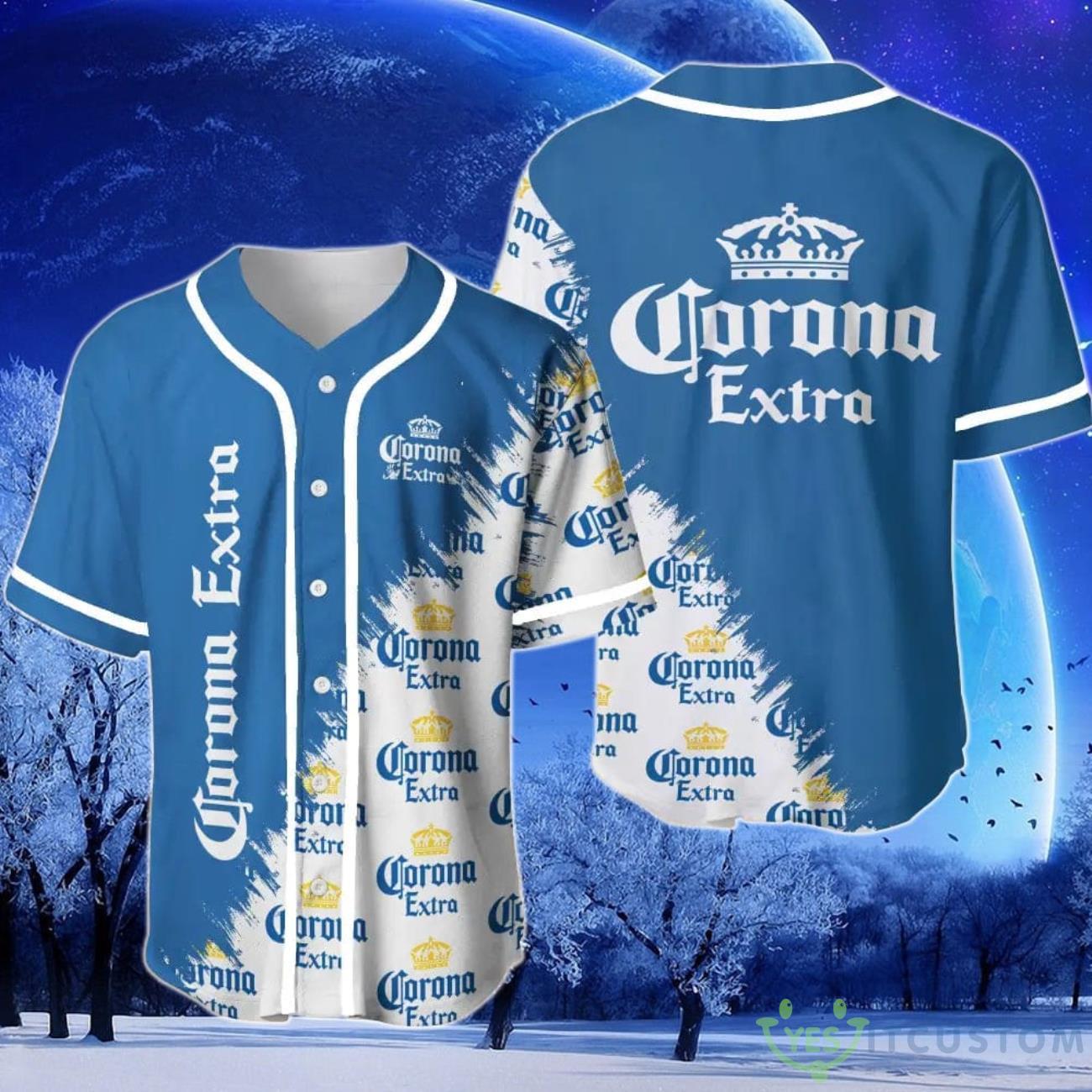 Corona Extra Whiskey Baseball Jersey 2 Corona Extra Whiskey Baseball Jersey Product Photo 1