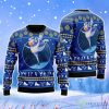 Cows Ice Skating Christmas Unisex Ugly Sweater Product Photo 1