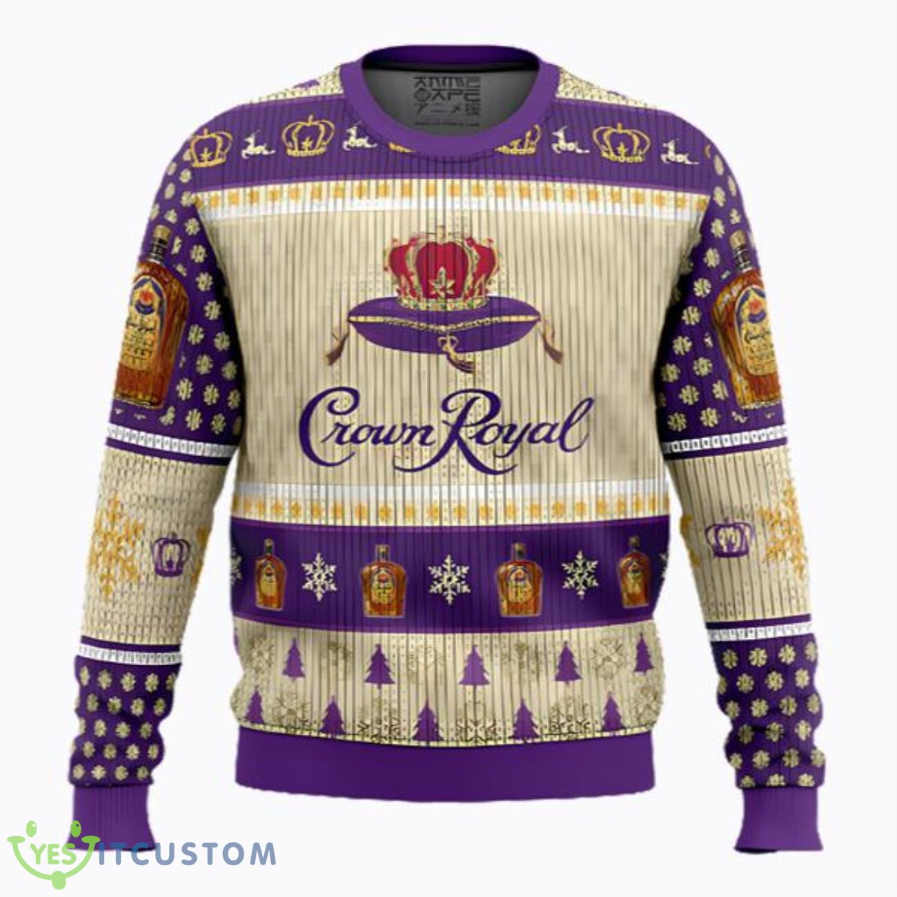 Crown Royal Whiskey Ugly Christmas Sweater Crown Royal Whiskey Christmas Sweater 3 Crown Royal Whiskey Ugly Christmas Sweater Crown Royal Whiskey Christmas Sweater Product Photo 1