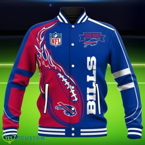 Custom Name Buffalo Bills NFL Teams Baseball Jacket Impressive Gift 5 Custom Name Buffalo Bills NFL Teams Baseball Jacket Impressive Gift Product Photo 3