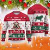 Custom Name Bulldog Dog Paw Heart Animal Ensemble Ugly Sweater New For Family Holidays Christmas - Custom Name Bulldog Dog Paw Heart Animal Ensemble Ugly Sweater New For Family Holidays Christmas