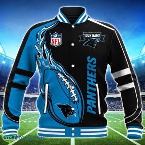 Custom Name Carolina Panthers NFL Teams Baseball Jacket Impressive Gift 5 Custom Name Carolina Panthers NFL Teams Baseball Jacket Impressive Gift Product Photo 3