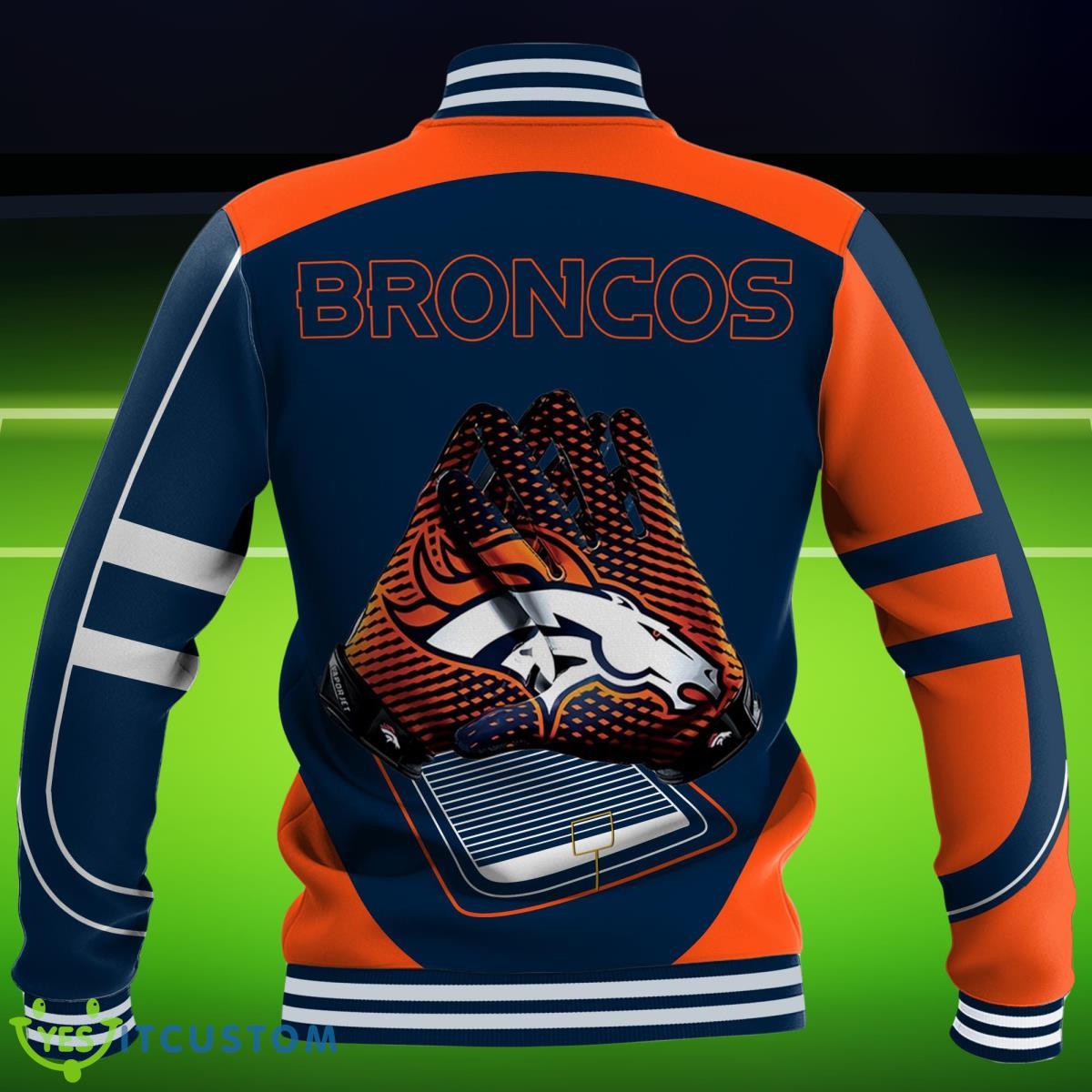 Custom Name Denver Broncos NFL Teams Baseball Jacket Impressive Gift 8 Custom Name Denver Broncos NFL Teams Baseball Jacket Impressive Gift Product Photo 2