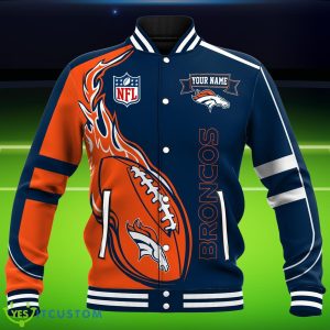 Custom Name Denver Broncos NFL Teams Baseball Jacket Impressive Gift 5 Custom Name Denver Broncos NFL Teams Baseball Jacket Impressive Gift Product Photo 3