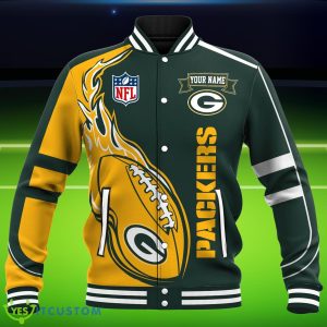 Custom Name Green Bay Packers NFL Teams Baseball Jacket Impressive Gift 5 Custom Name Green Bay Packers NFL Teams Baseball Jacket Impressive Gift Product Photo 3