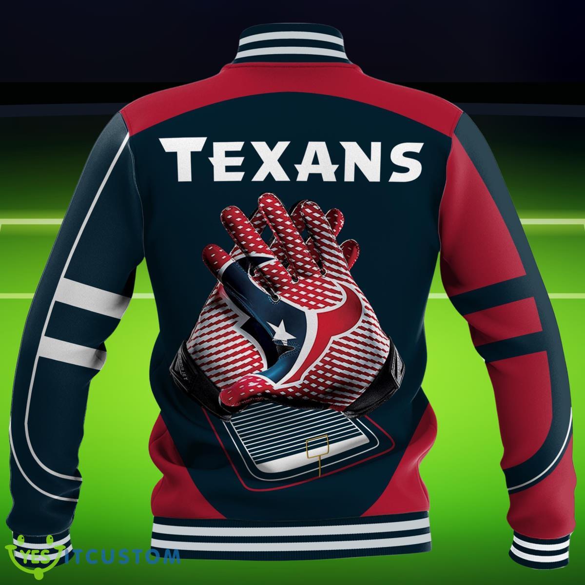 Custom Name Houston Texans NFL Teams Baseball Jacket Impressive Gift 8 Custom Name Houston Texans NFL Teams Baseball Jacket Impressive Gift Product Photo 2