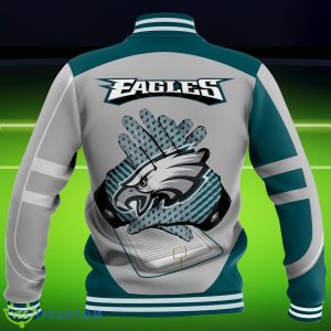 Custom Name Philadelphia Eagles NFL Teams Baseball Jacket Impressive Gift 4 Custom Name Philadelphia Eagles NFL Teams Baseball Jacket Impressive Gift Product Photo 2
