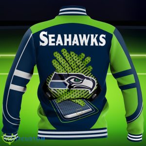 Custom Name Seattle Seahawks NFL Teams Baseball Jacket Impressive Gift 4 Custom Name Seattle Seahawks NFL Teams Baseball Jacket Impressive Gift Product Photo 2