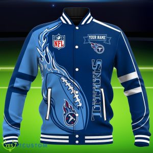 Custom Name Tennessee Titans NFL Teams Baseball Jacket Impressive Gift 5 Custom Name Tennessee Titans NFL Teams Baseball Jacket Impressive Gift Product Photo 3