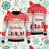 Custom Name Tim Hortons Ugly Christmas Sweater Style Gift For Men And Women Product Photo 1