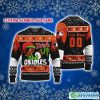 Custom Number And Name MLB Baltimore Orioles Ugly Christmas Sweater For Men And Women Gift Fans - Custom Number And Name MLB Baltimore Orioles Ugly Christmas Sweater For Men And Women Gift Fans