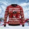 Dachshund Attitude Ugly Christmas Sweater A Luxurious Gift For Loved Ones Product Photo 1