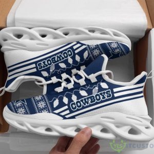 Dallas Cowboys Christmas Santa Claus Special Style Max Soul Shoes Product Photo 1
