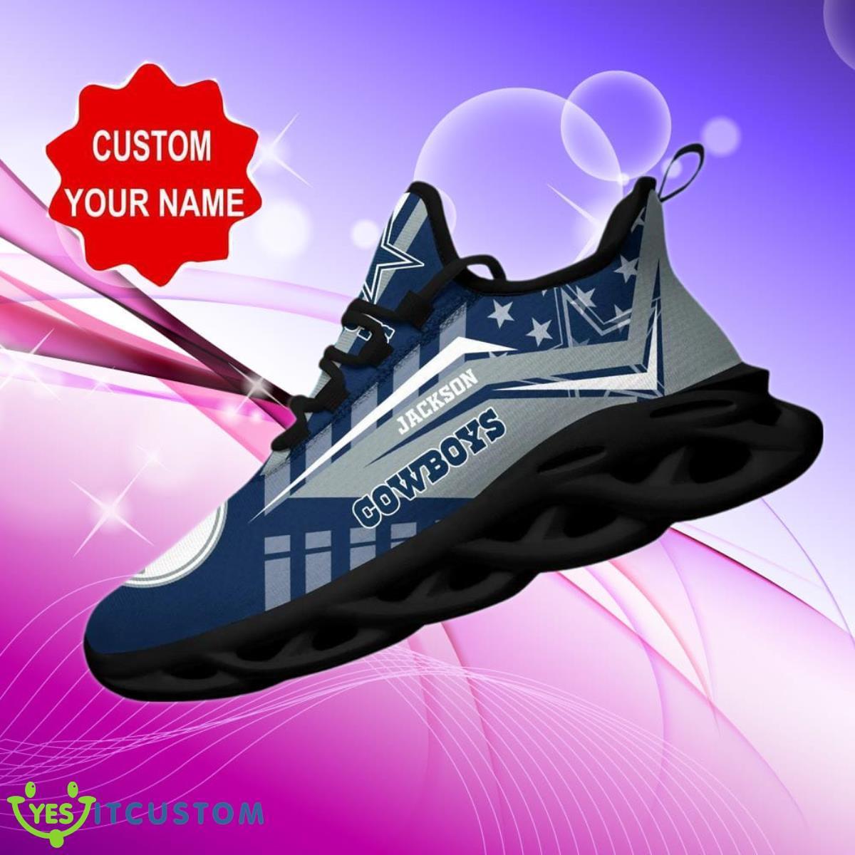 Dallas Cowboys NFL Max Soul Shoes Custom Name Sneakers Hot Trending Special Gift 5 Dallas Cowboys NFL Max Soul Shoes Custom Name Sneakers Hot Trending Special Gift Product Photo 1
