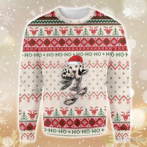 Dalmatian Scratch Ugly Christmas Sweater - Ugly Christmas Dalmatian Scratch EZ12 1510 All Over Print Sweatshirt_1