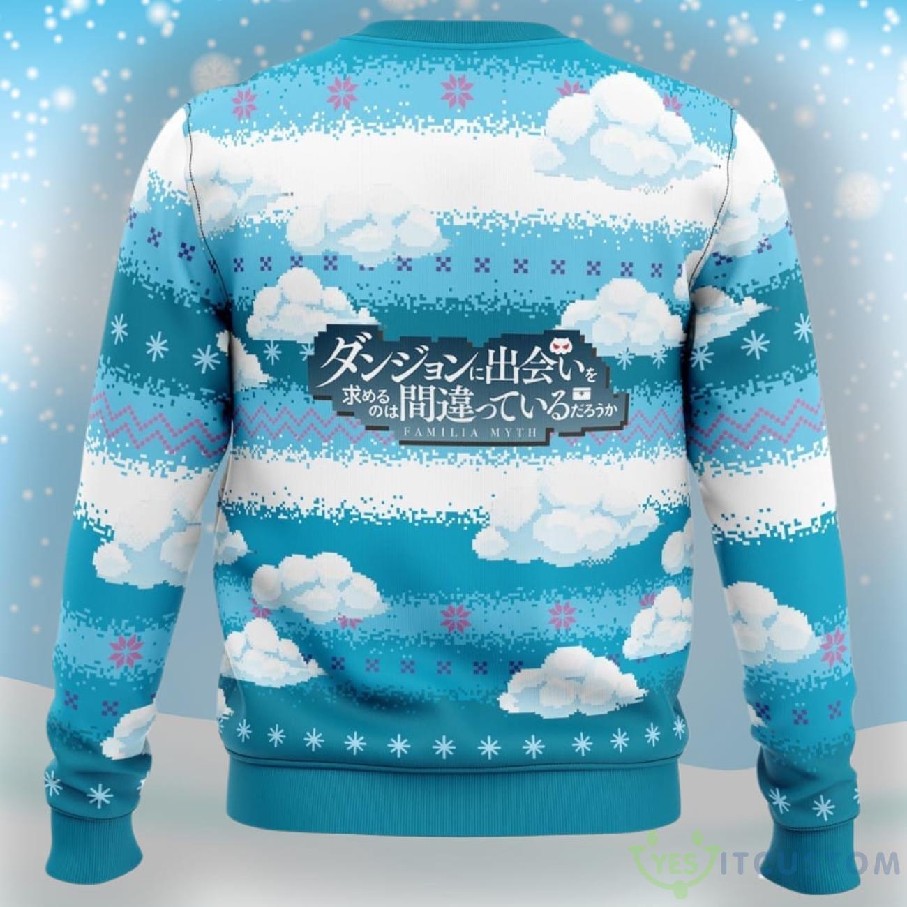 DanMachi Casual Ugly Christmas Sweater 6 DanMachi Casual Ugly Christmas Sweater Product Photo 2