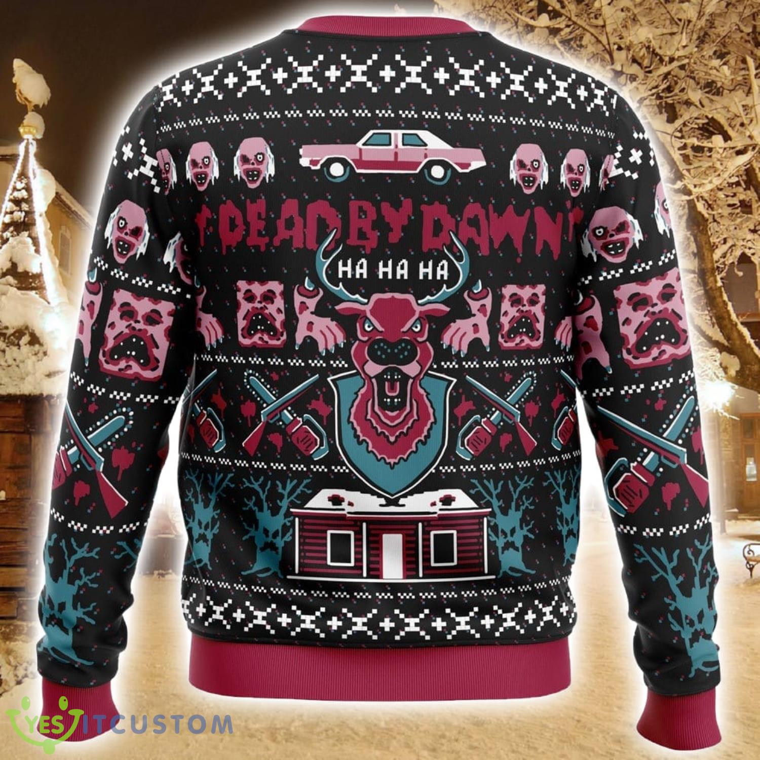 Dead By Dawn Evil Dead Ugly Christmas Sweater Holiday Party Sweater Christmas Gift 3 Dead By Dawn Evil Dead Ugly Christmas Sweater Holiday Party Sweater Christmas Gift Product Photo 3