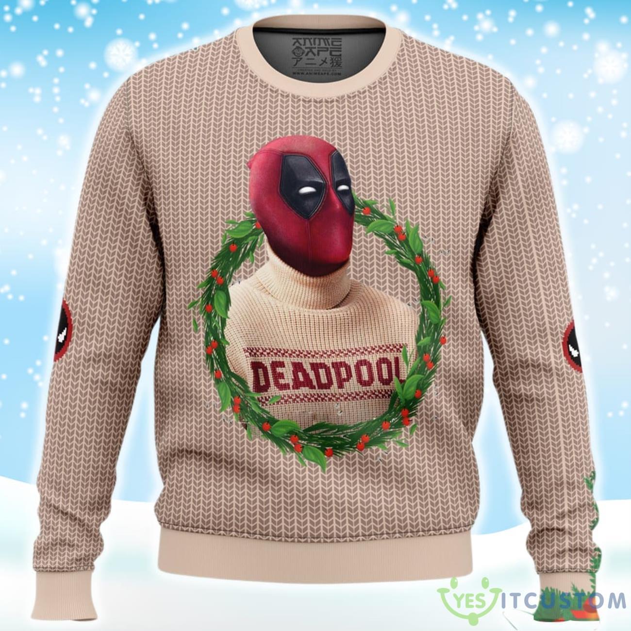 Deadpool Casual Ugly Christmas Sweater 5 Deadpool Casual Ugly Christmas Sweater Product Photo 1