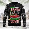 Deer Santa Christmas Unisex Ugly Sweater Product Photo 1