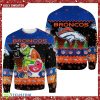 Denver Broncos Funny Grinch Knitted Christmas 3D Sweater Gift Men And Women - Denver Broncos Funny Grinch Knitted Christmas 3D Sweater Gift Men And Women