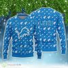 Detroit Lions Christmas Pine Tree Patterns Pattern AOP Sweater Product Photo 1