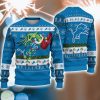 Detroit Lions NFL Grinch Hand Funny Christmas Gift Ugly Christmas Sweater Product Photo 1