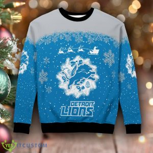 Detroit Lions Winter is Coming Ugly Christmas AOP Sweater For Men And Women - Detroit Lions Winter is Coming Ugly Christmas Sweater Photo 6