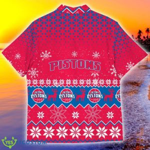 Detroit Pistons Sports Football American Ugly Christmas Hawaiian Shirt - Detroit Pistons Sports Football American Ugly Christmas Sweater New Trends For Fans Club Gifts Unisex Hawaiian Shirt-3D Hawaiian Shirt_4