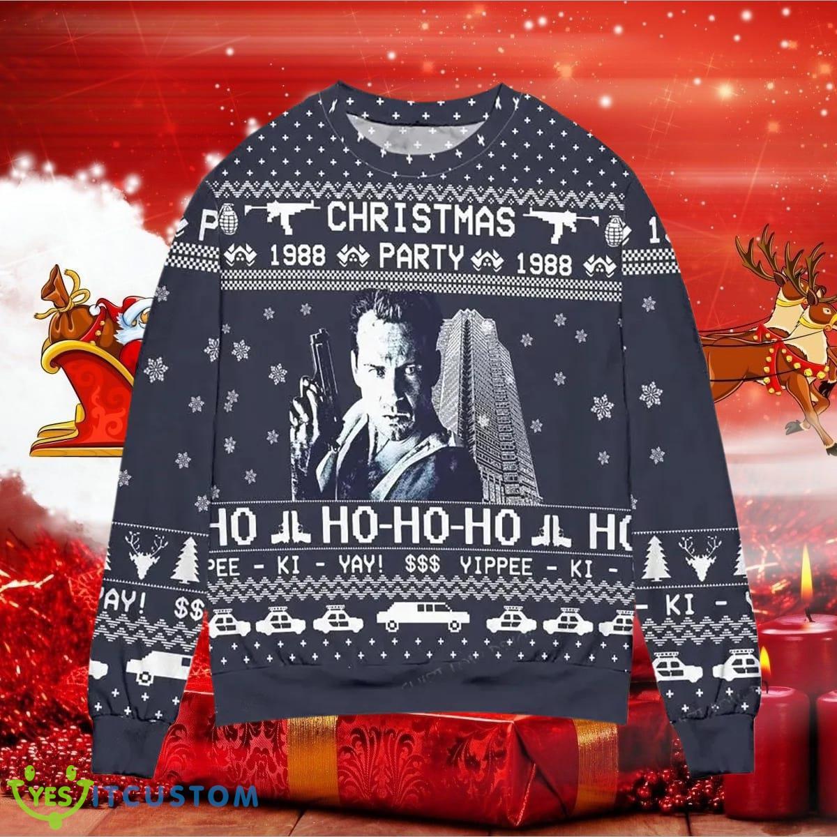 Die Hard Yippee Ki Yay Christmas Party Snowflake Ugly Christmas Sweater Impressive Gift 3 Die Hard Yippee Ki Yay Christmas Party Snowflake Ugly Christmas Sweater Impressive Gift Product Photo 1