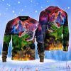 Dinosaur Jurassic Park Christmas Unisex Ugly Sweater Product Photo 1