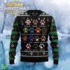 Dog Pawprint Christmas Ugly Sweater Product Photo 1