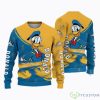 Donald Duck Blue Yellow Disney Carrtoon Lover Ugly Christmas Sweater 3D Printed Men And Women Holiday Gift Product Photo 1