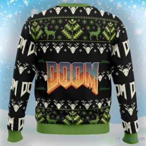 Doom V2 Casual Ugly Christmas Sweater Product Photo 2