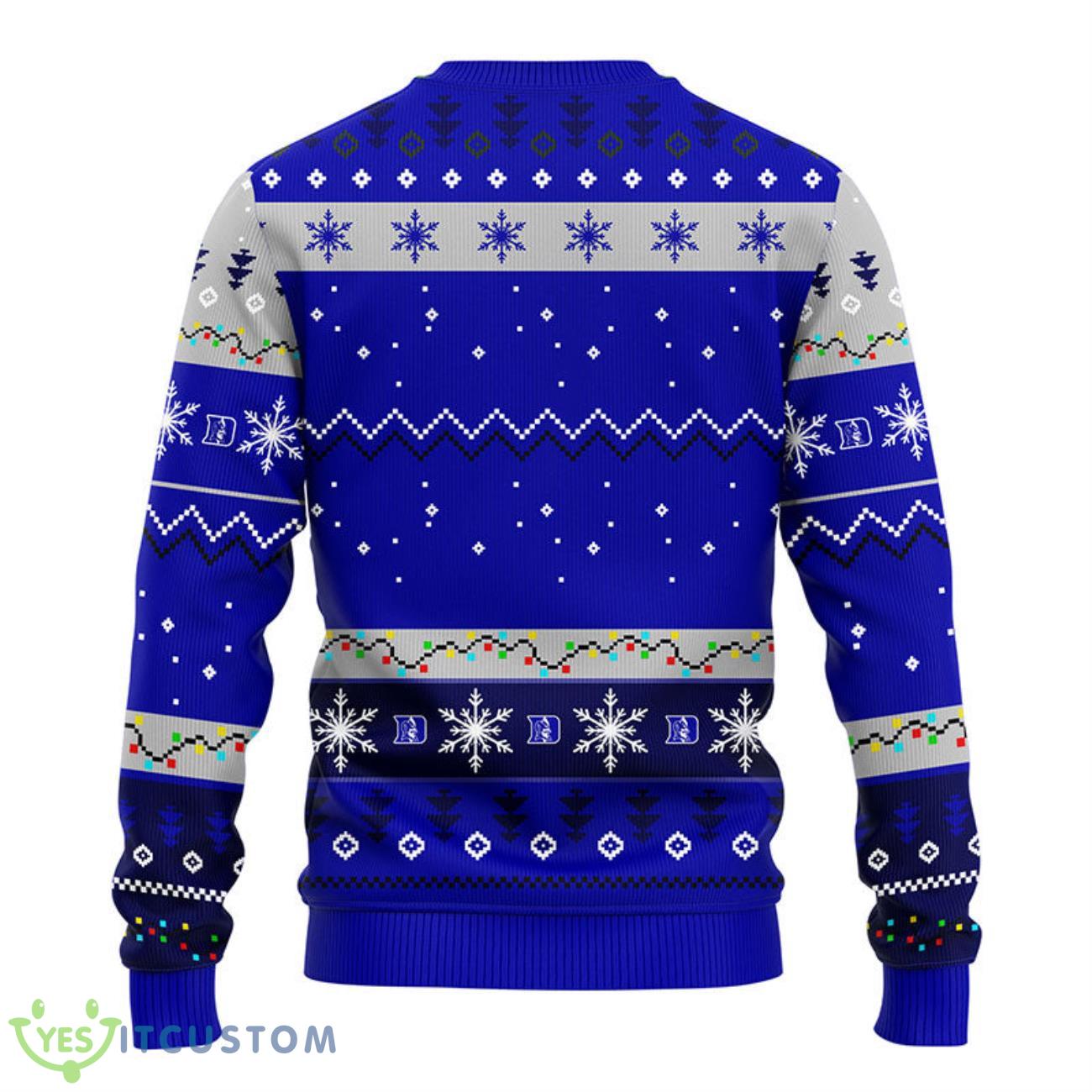 Duke Blue Devils Hohoho Mickey Christmas Ugly Sweater 6 Duke Blue Devils Hohoho Mickey Christmas Ugly Sweater Product Photo 2