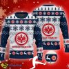 Eintracht Frankfurt Big Logo Ugly Snowflakes Reindeer Navy Sweater Gift Holidays - Eintracht Frankfurt Big Logo Ugly Snowflakes Reindeer Navy Sweater Gift Holidays