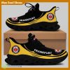 Eintracht Frankfurt Bundesliga Chunky Shoes Contemporary Max Soul Sneakers For Fans - Eintracht Frankfurt Chunky Sneakers White Black Max Soul Shoes For Men And Women Photo 1