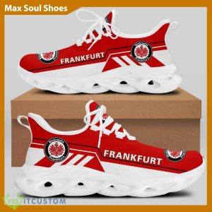 Eintracht Frankfurt Bundesliga Chunky Shoes Edgy Max Soul Sneakers For Fans - Eintracht Frankfurt Chunky Sneakers White Black Max Soul Shoes For Men And Women Photo 1